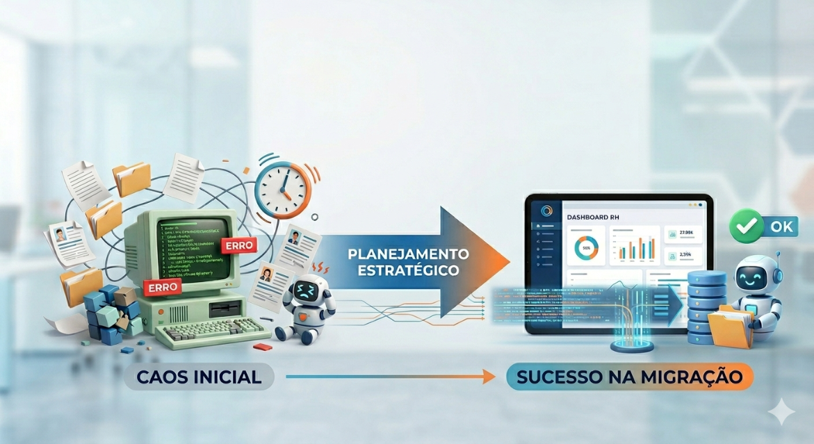 O que acontece antes da migração de dados na folha de pagamento (e por que isso define o sucesso do projeto)